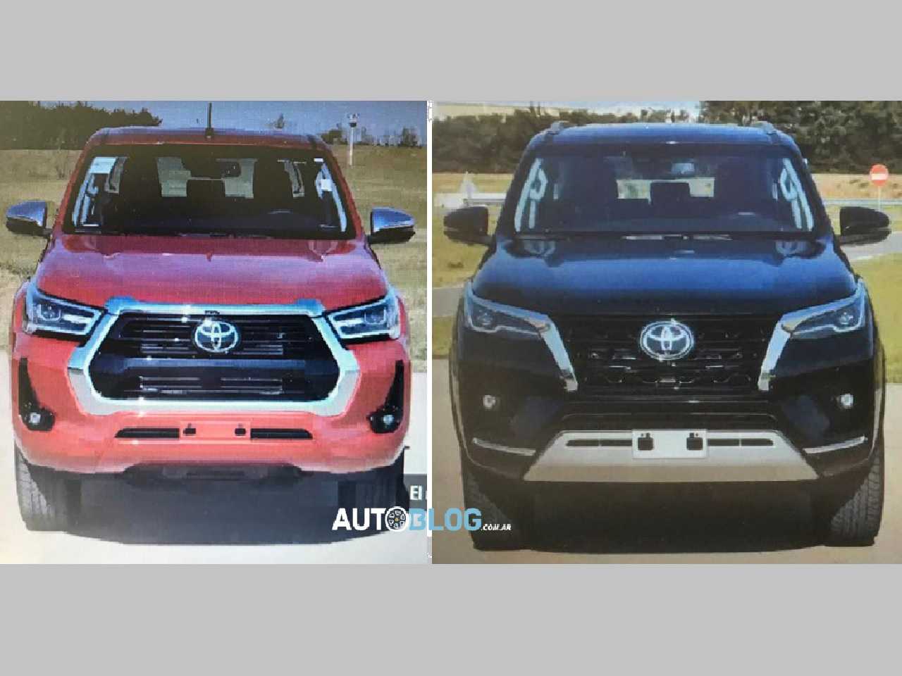 Apresentao a vendedores na Argentina confirmou novo visual para Hilux e SW4